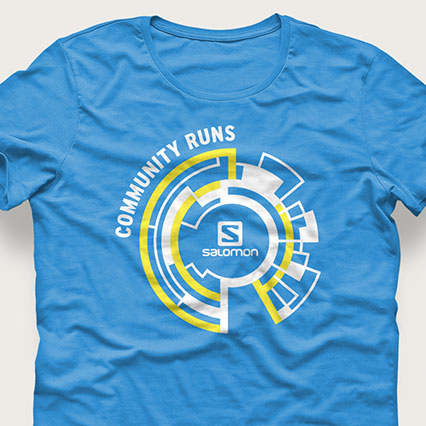T-shirt avec logo Salomon Community Runs