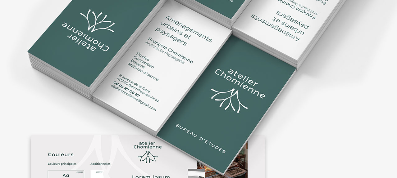 Carte visite Atelier Chomienne