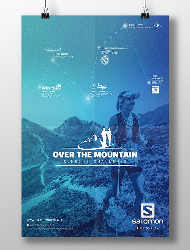 Affiche course Over The Mountain 2018
