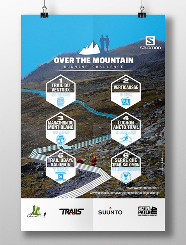 Affiche course Over The Mountain 2016