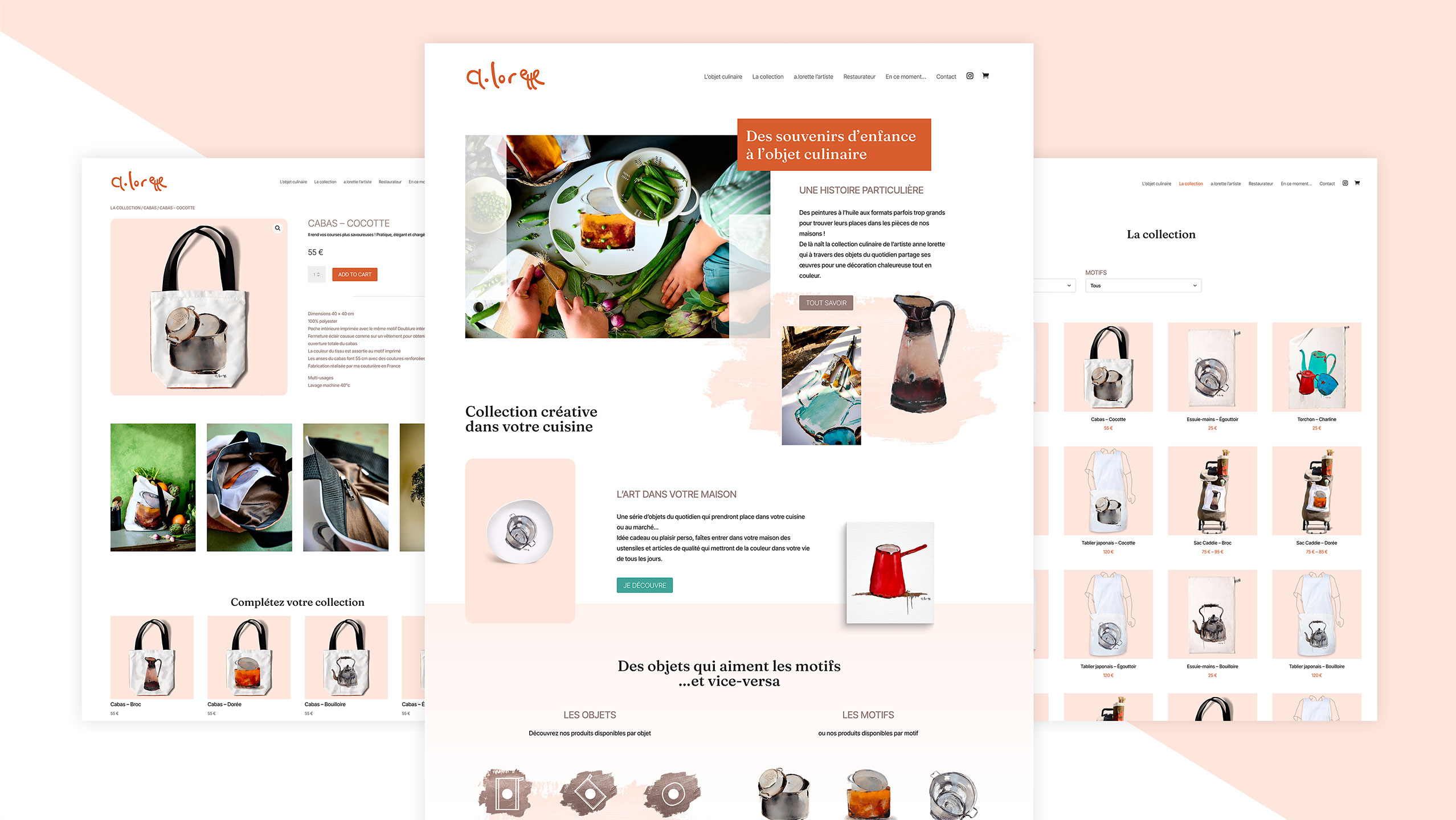 webdesign site e-commerce anne lorette