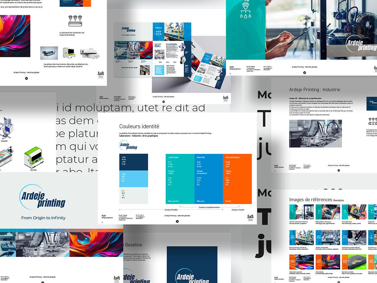 Charte graphique Ardeje Printing